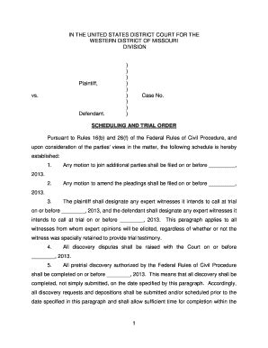 06 - Final Dismissal on Failure to Amend. . Missouri rules of civil procedure motion to dismiss